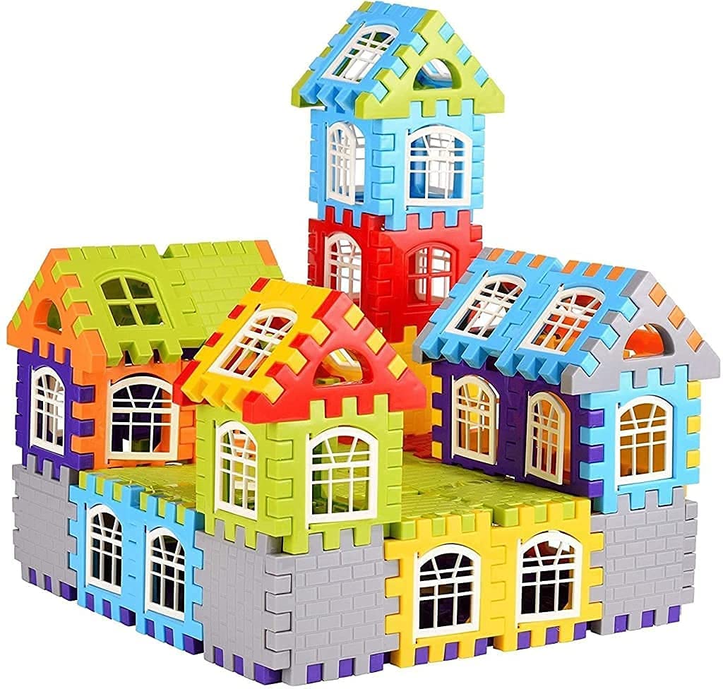 Buy GEM CARPETS Building Blocks for Kids 72 Pcs, Mega Jumbo Happy