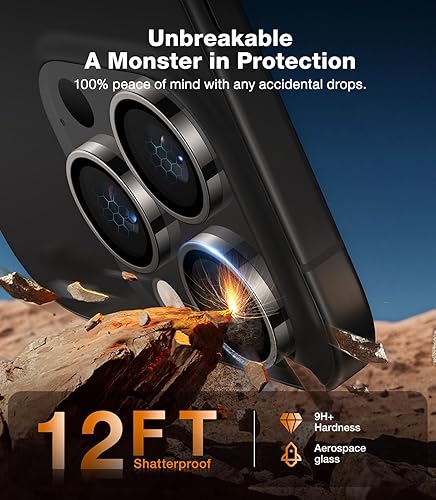 Miniatura 3 de TORRAS LensGuard - Protector de lente de cámara para iPhone 15 ProiPhone 15 Pro Max, vidrio templado de grado aeroespacial 9H ajuste de precisión