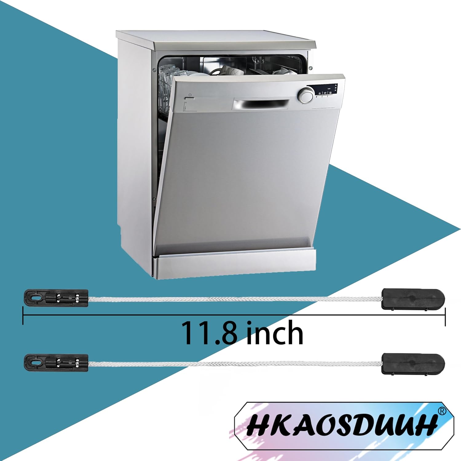 2 Pack 4933DD3001B Dishwasher Door Hinge Cable for LG Dishwashers 6026050 AP4511304 4933DD3001A PS3524406 LDF6920ST LDF7774ST LDF7551ST Kitchen Appliance Parts