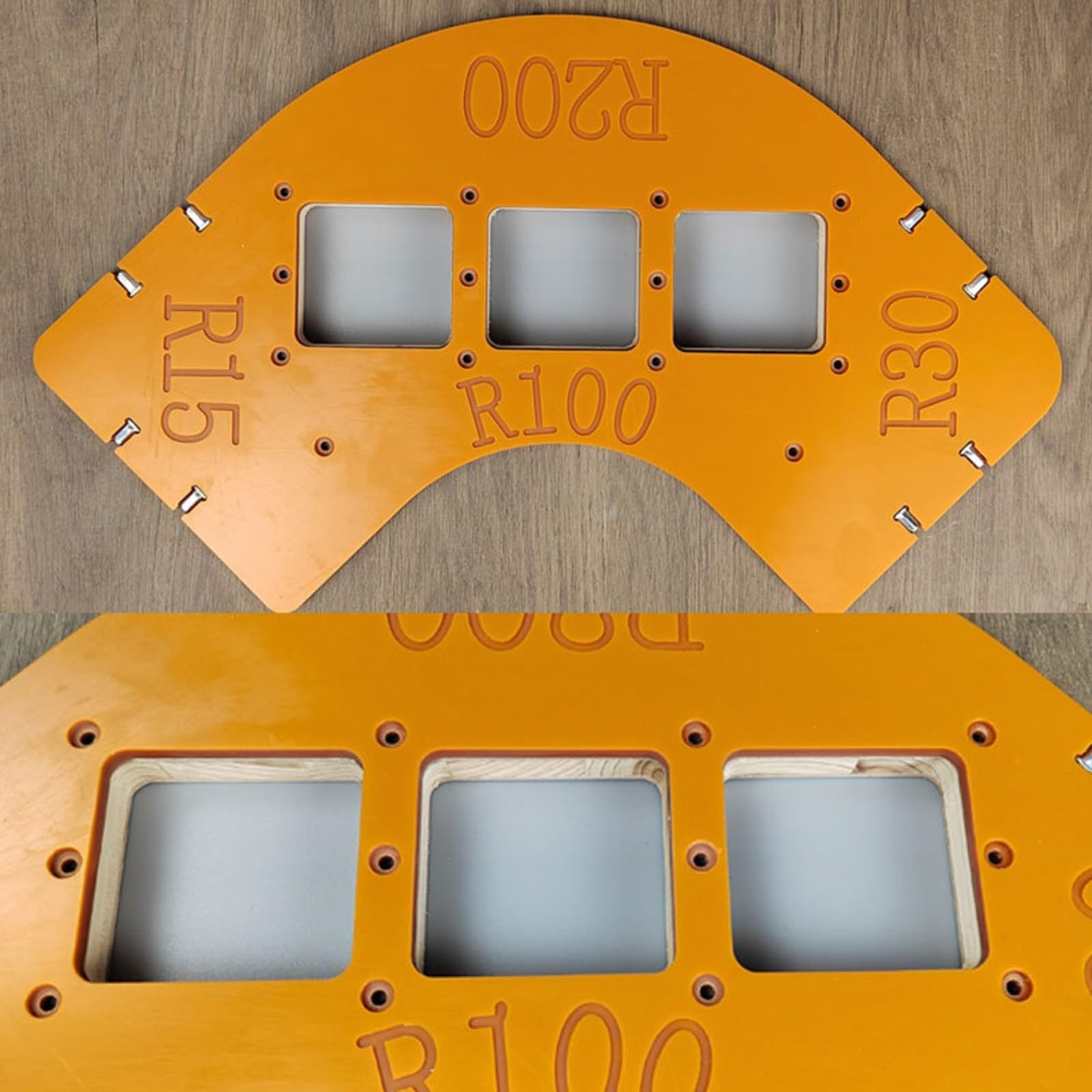 LAN Radius Jig Router Template Gabarit De Rayon D'Angle Pour Le Travail