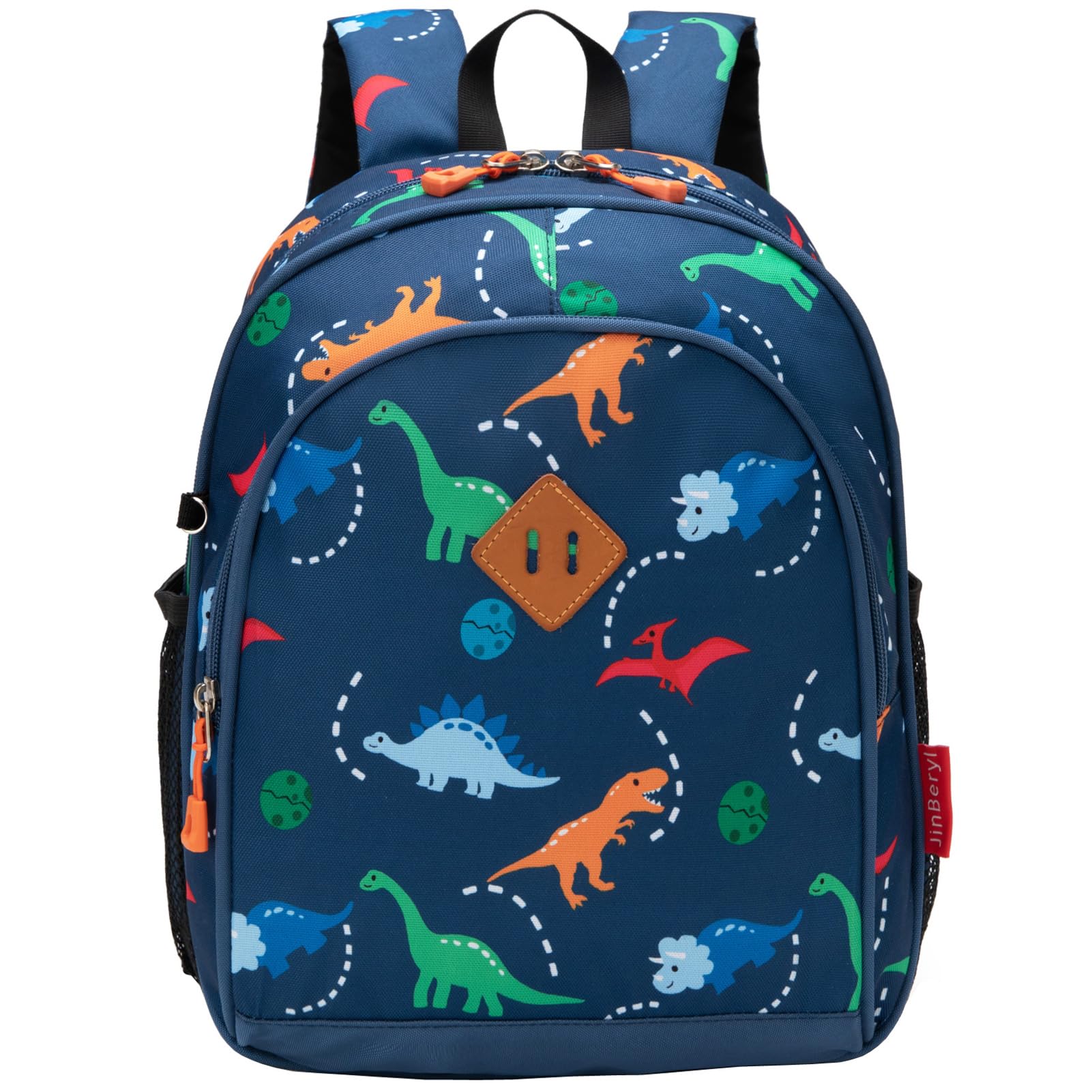 JinBerylToddler Backpack for Boys, Little Kids Backpack for Preschool or Kindergarten