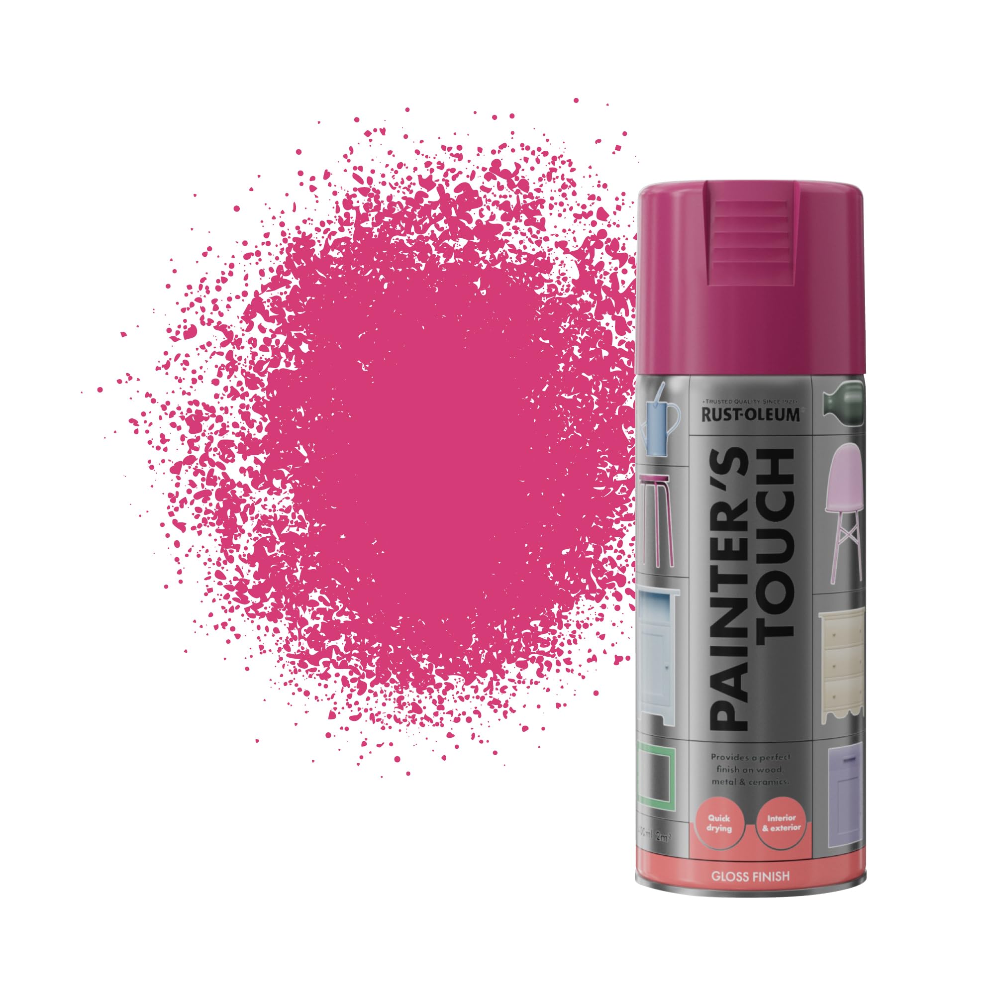 Rust-Oleum AE0040022E8 400ml Painter's Touch Spray Paint - Berry Pink Gloss
