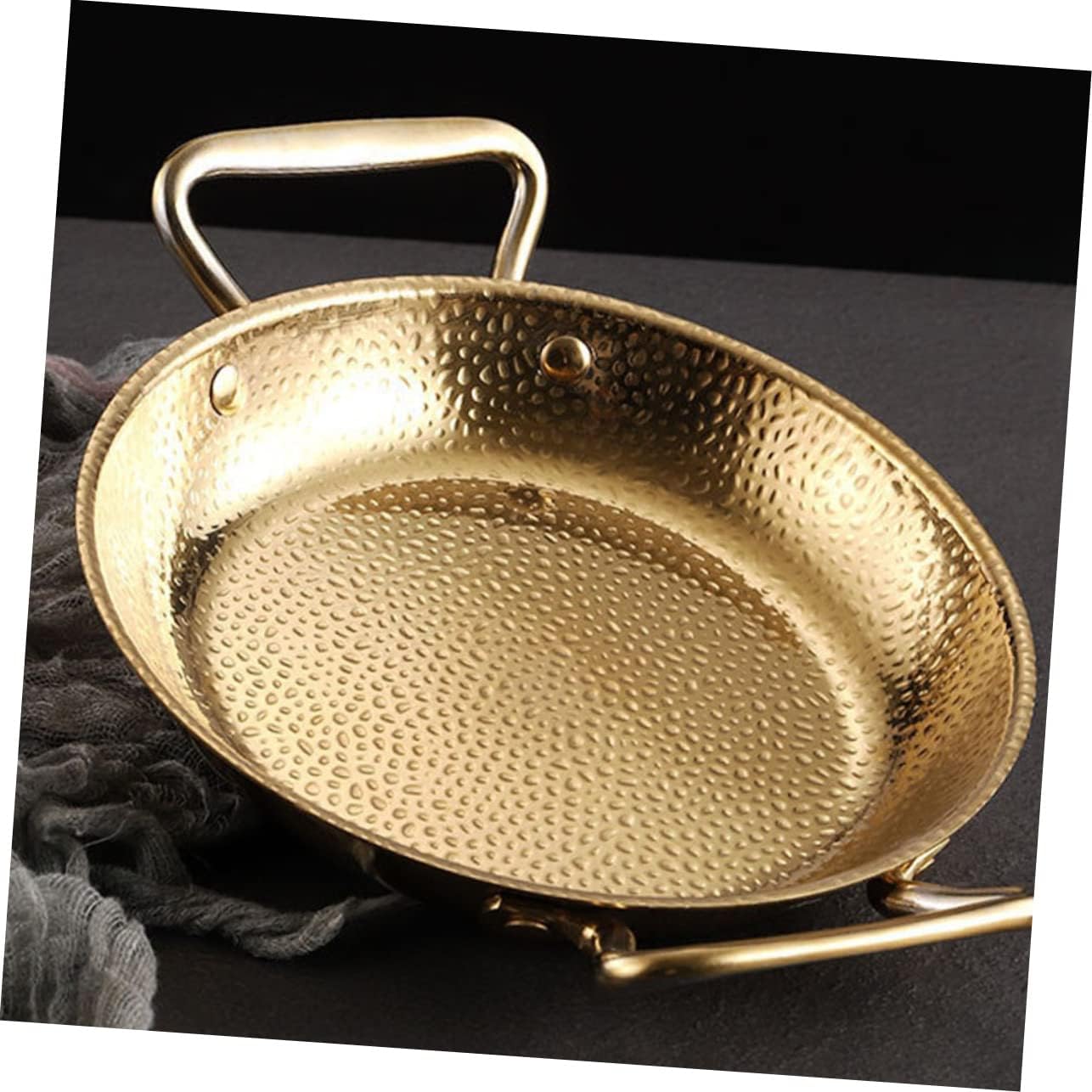Double Handle Stainless Steel Cooking Pot Multi-use Seafood and Hot Pot Pan Thick Base for Home Cooking Suitable for Induction Cooktops