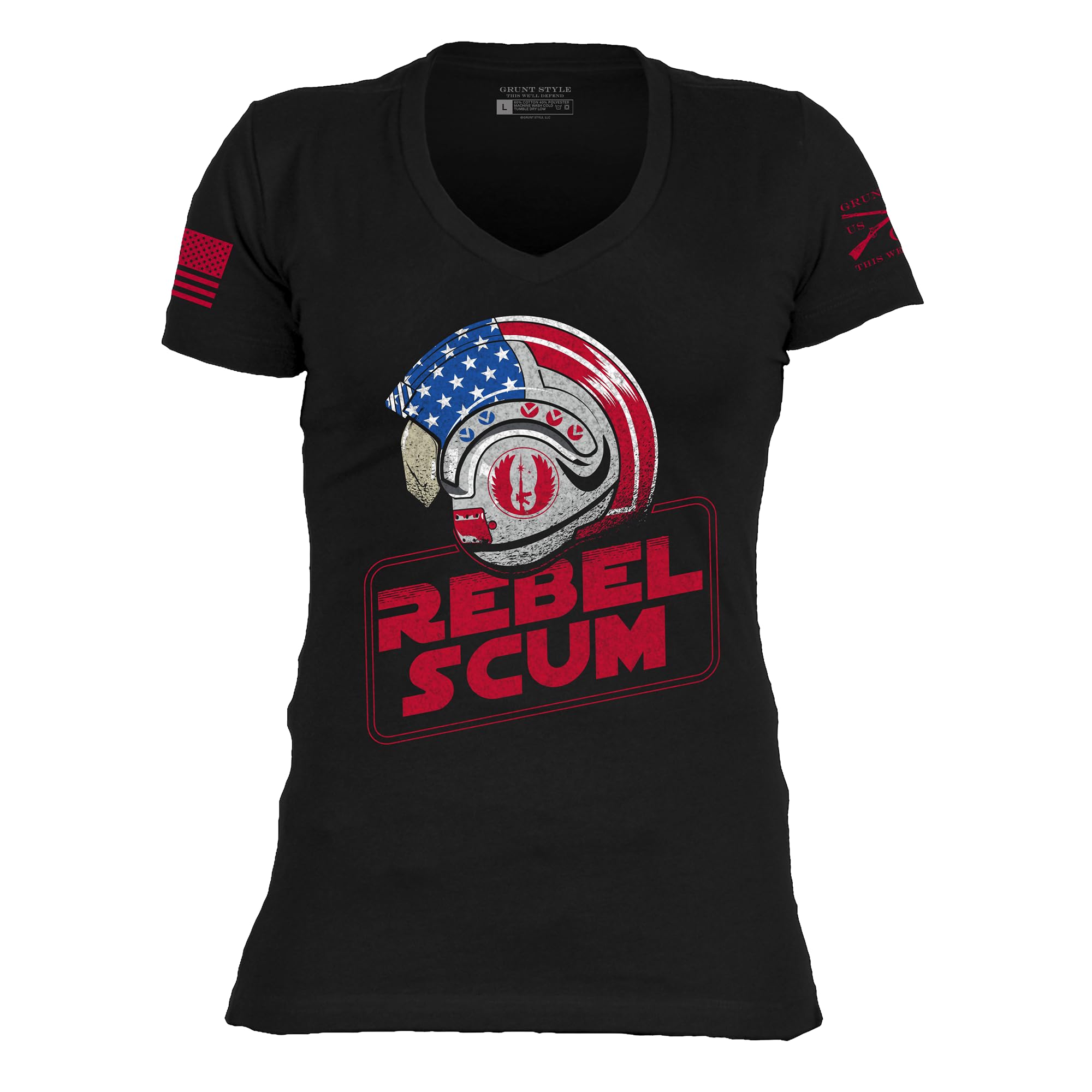 Grunt StyleRebellion Lives Women's V-Neck T-Shirt