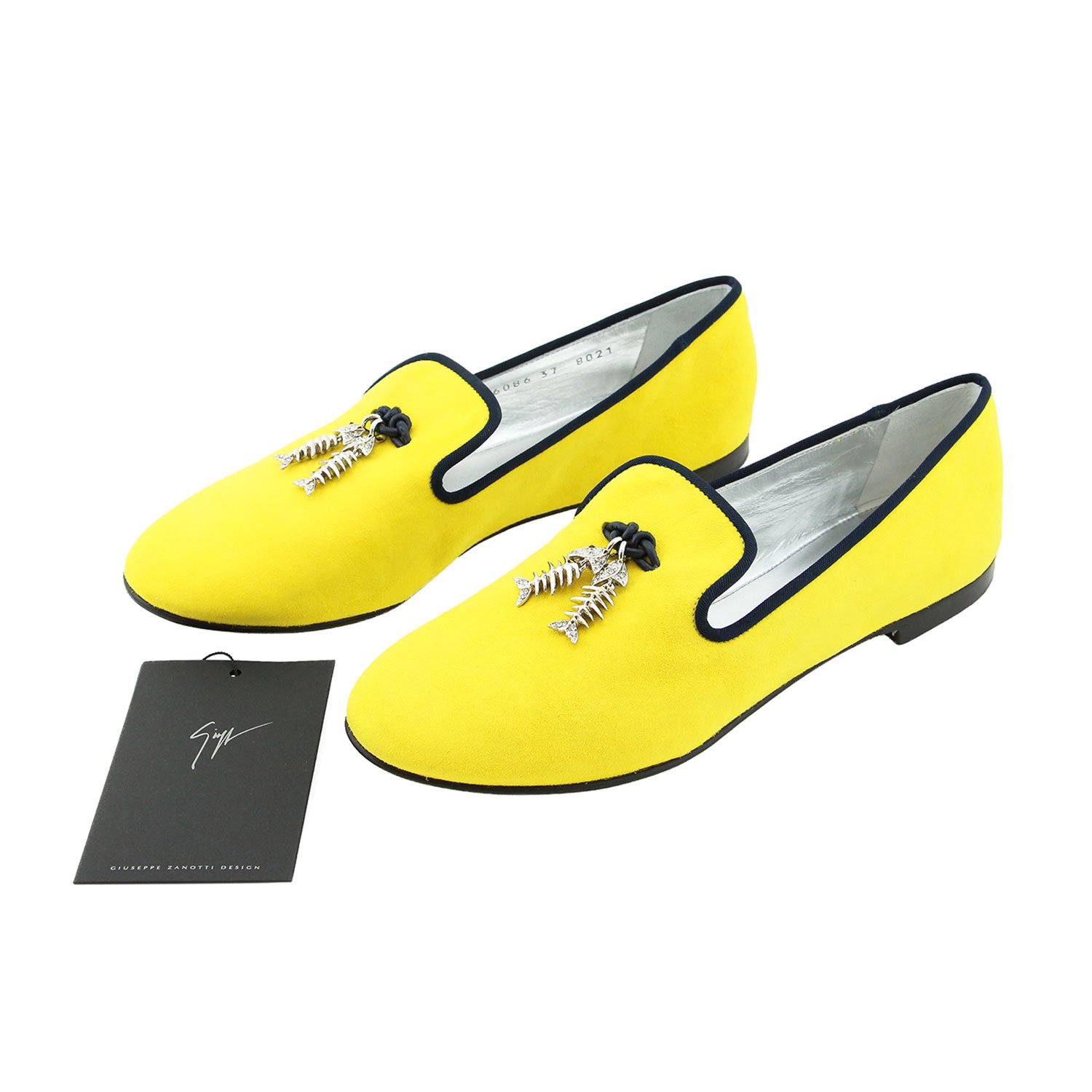 neon yellow loafers