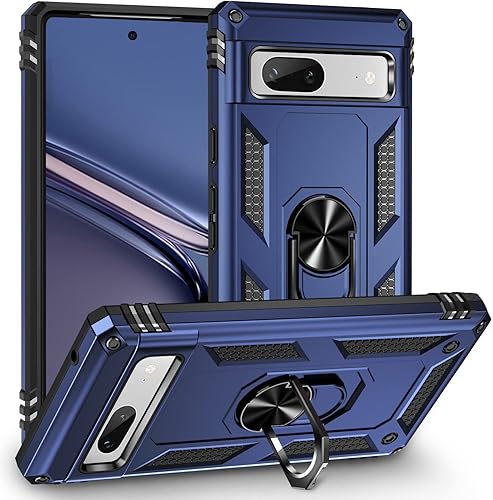 Vista 36 de Korecase Funda para teléfono para Google Pixel 6 Pro de servicio pesado resistente de cuerpo completo a prueba de golpes con anillo para dedo