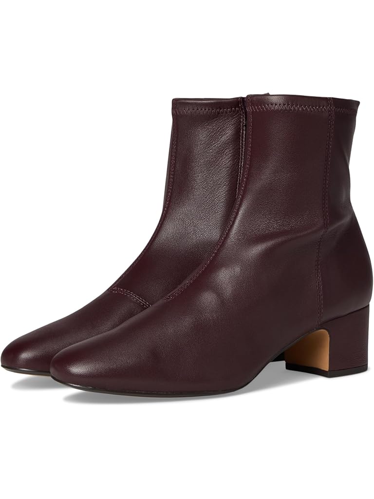Burgundy Birdies Starling 50 Bootie Leather