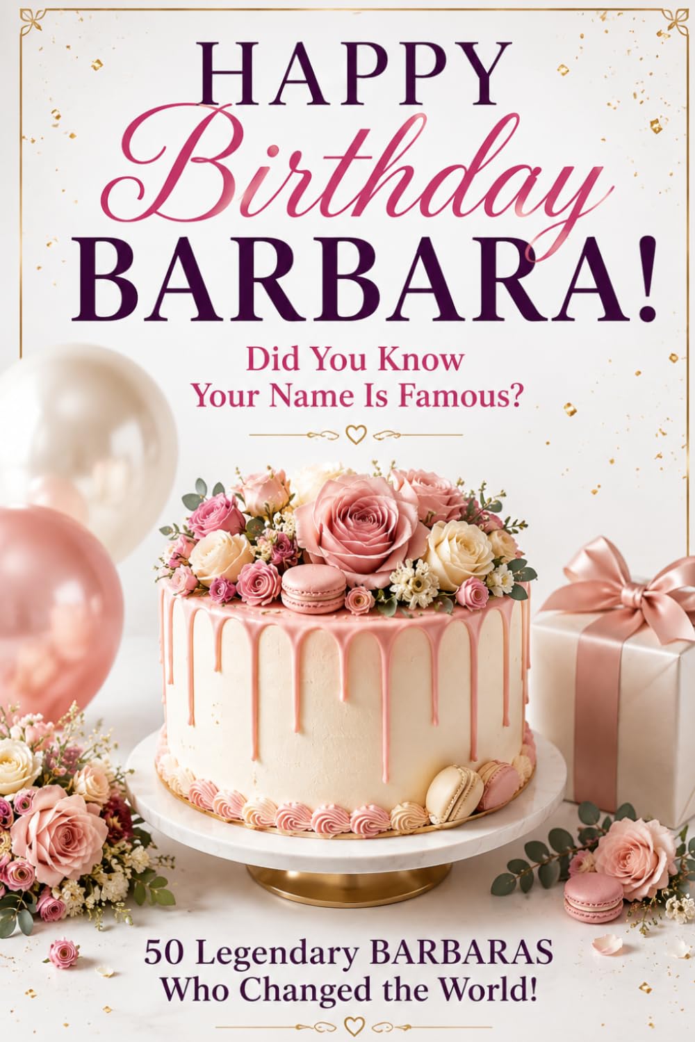 Happy Birthday, BARBARA! Did You Know Your Name Is Famous?: 50 Legendary Barbaras Who Changed the World