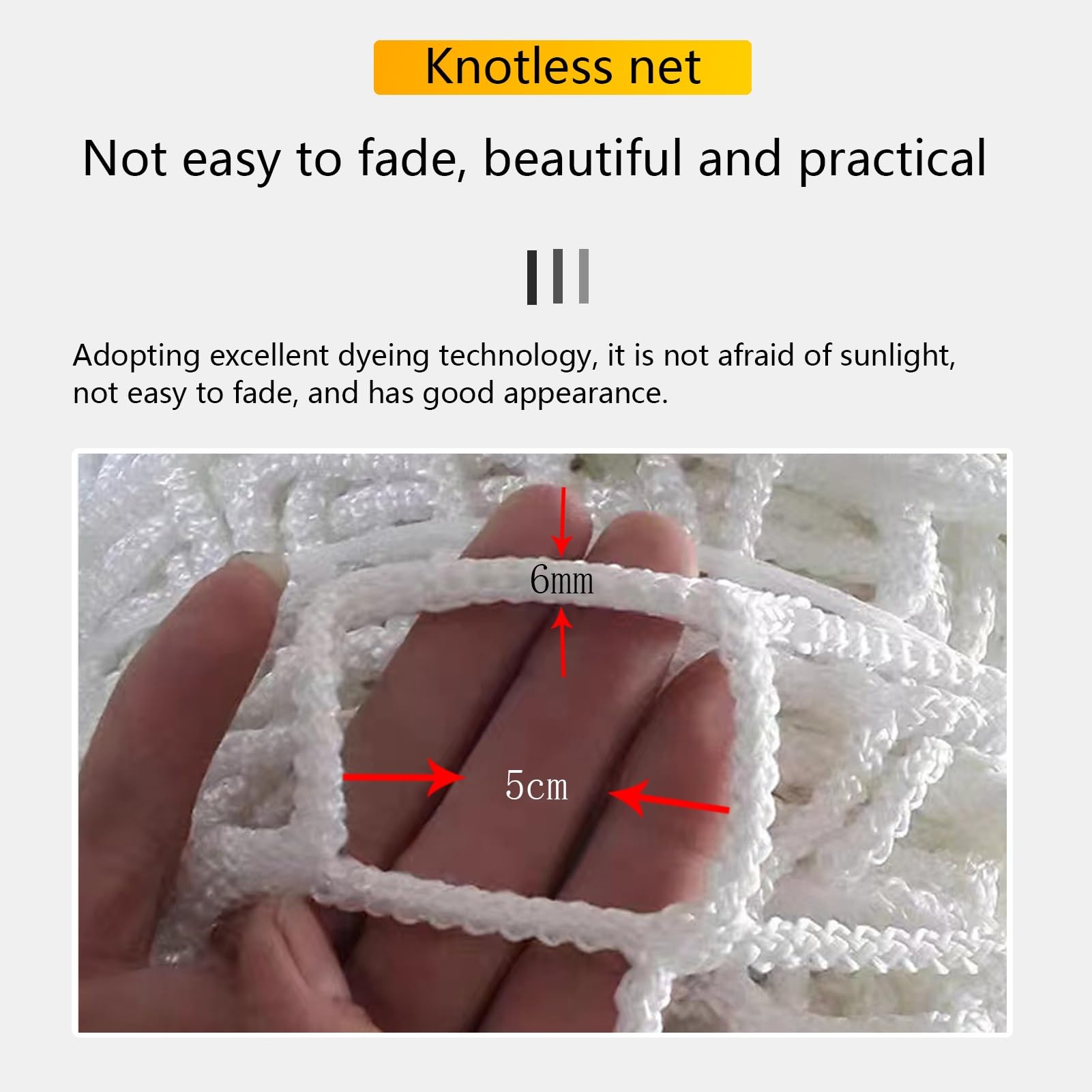 Schweres Du Safe Netz für Klettersport, Fallschutz, für Garten und Treppe, sicheres Hochhöhen-Anti-Sturz-Gerät, 1,2 x 7 m, für den Außenbereich