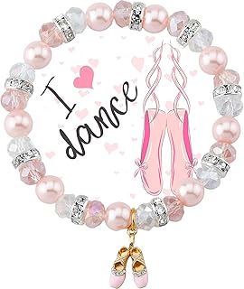 Dance Recital Gifts for Girls Ballet Gifts Ballerina Dance Bracelet for Women Girls Dancer Gifts Dance Competition Gifts Dance Inspirational Gifts Dancer Jewelry Gift for Dance Recitals & Dancers