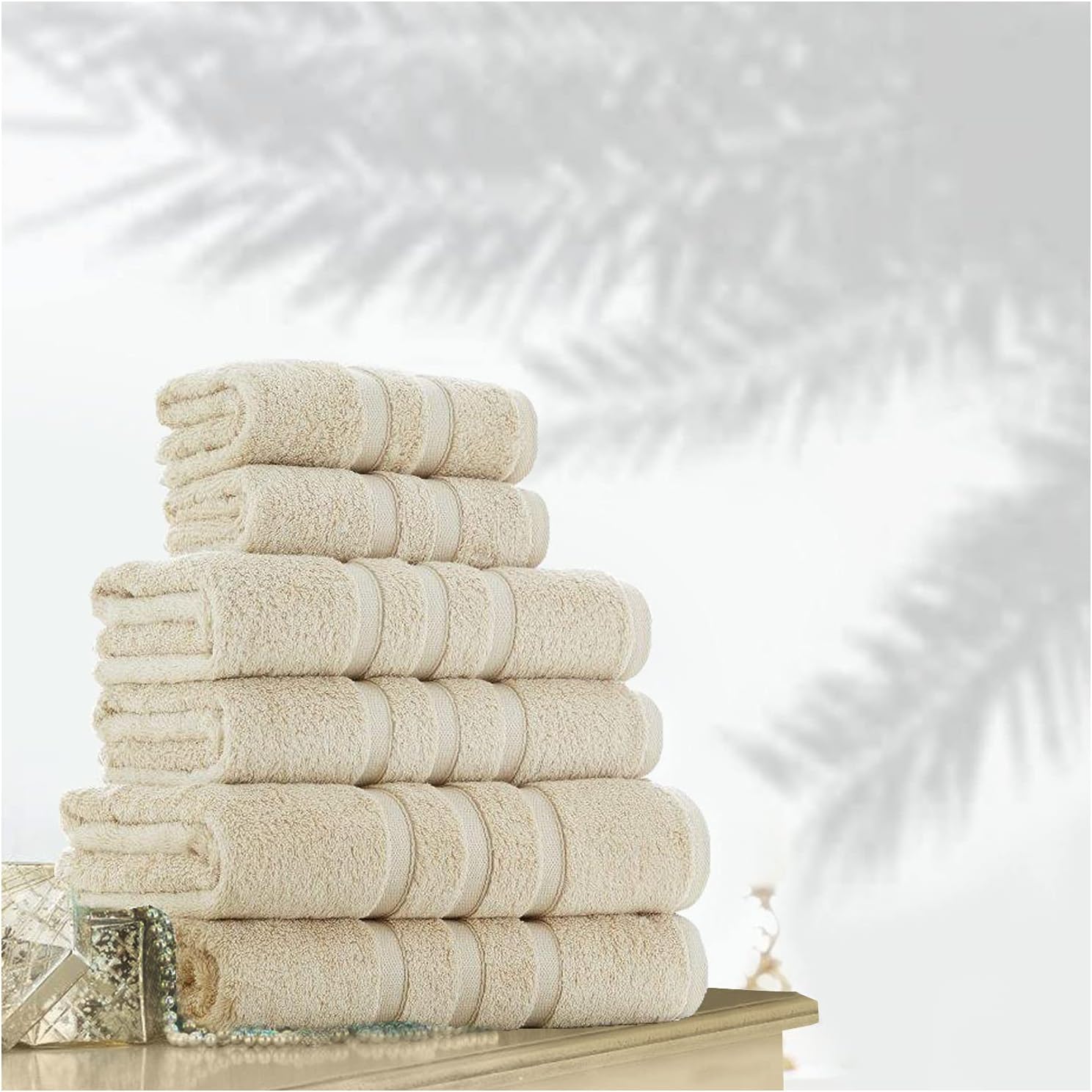 GC GAVENO CAVAILIA Ultra Soft Hand Towels, Washable Egyptian Cotton