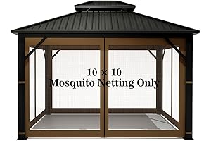 Gazebo Universal Replacement Mosquito Netting: Shield Your Outdoor Haven from Pesky Pests