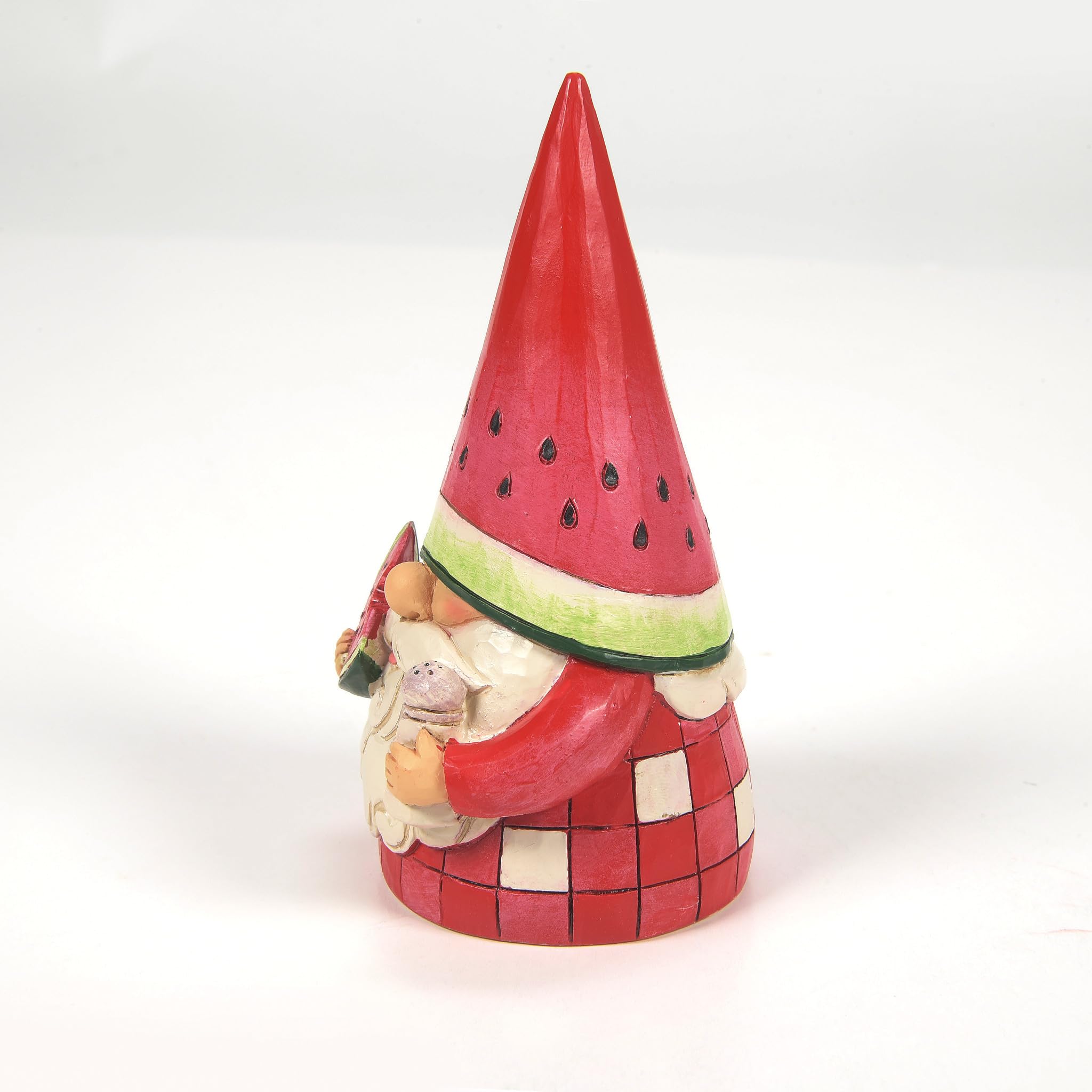 Enesco Jim Shore Heartwood Creek You're One in a Melon Karpuz Cüce Figürin- Reçine El Boyalı Koleksiyon Dekoratif Figürler Ev Dekoru Heykel Raf Heykeli Ofis Koleksiyonu Hediye, 11,5 cm