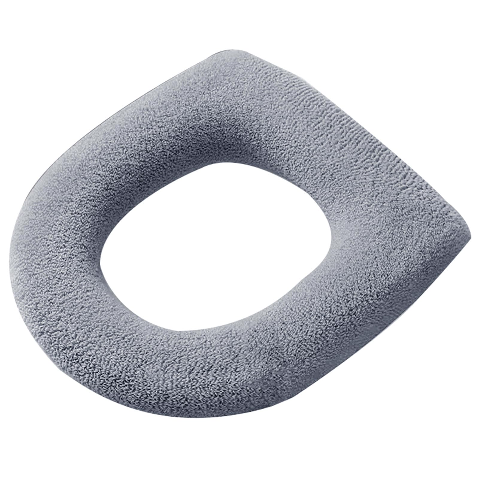 Tsophreniq Toilet Seat Cover with Soft Handle for Winter Comfort and Easy Cleaning for Most Standard Toilets Toilet Cushion