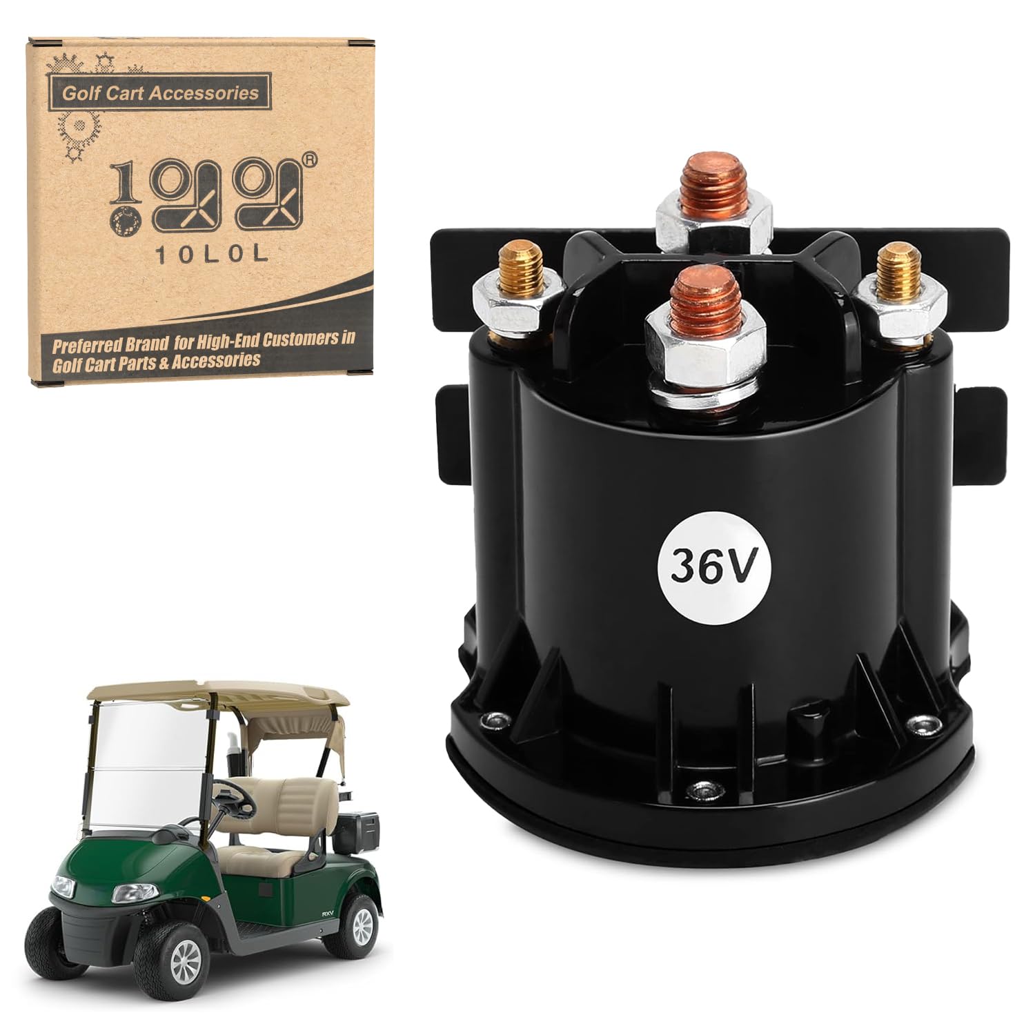 Solénoïde 36V pour EZGO RXV 2008+ compatible avec OEM 609428 - 8