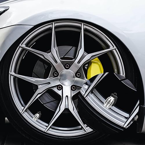 Miniatura 4 de AIEX 4 paquetes de tapas de vástago de válvula, cubiertas de aluminio resistentes para válvulas de neumáticos, a prueba de aire, para automóviles,