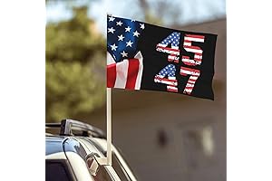 Car Trump Flags | Show Your Support with Double-Sided Window Flags