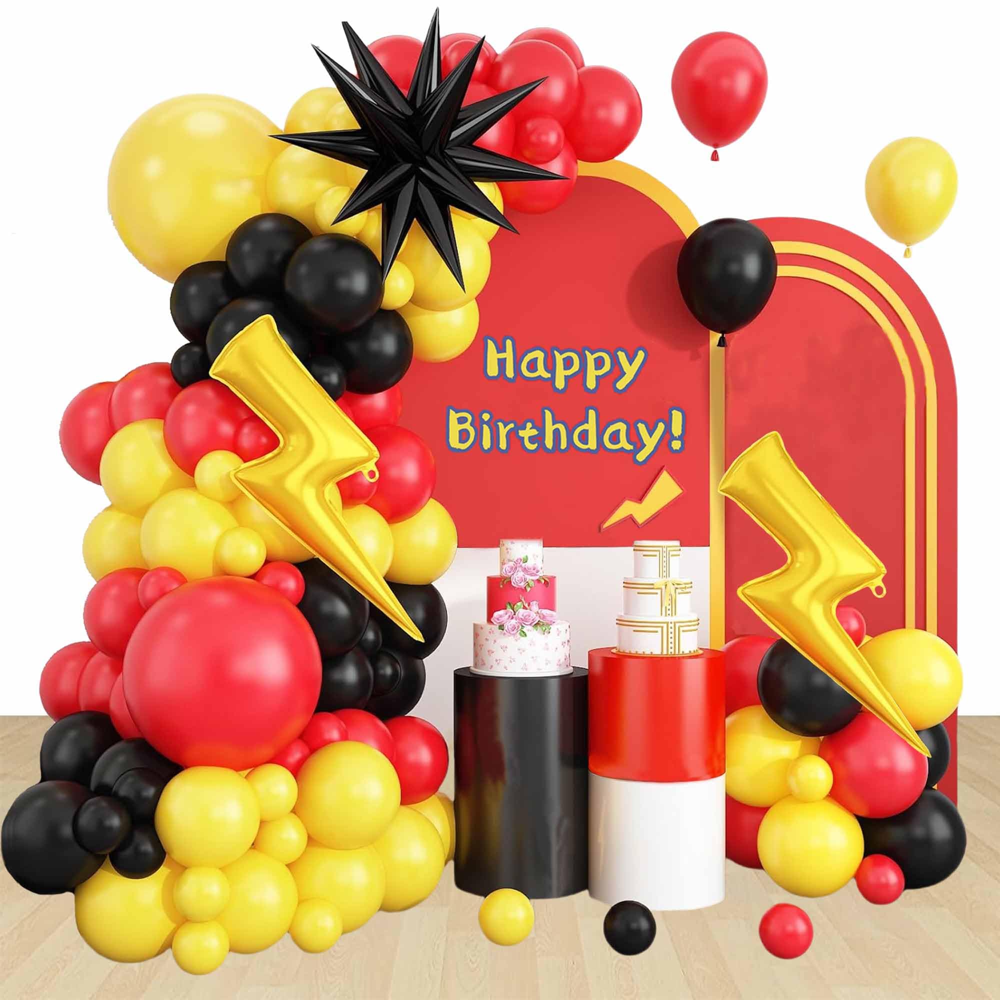 Birthday Decorations Redball Balloons Garland Arch Kit Foil Balloons Birthday Party Supplies