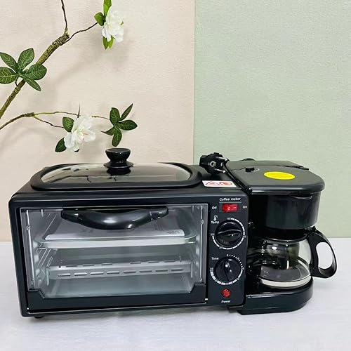 Miniatura 8 de 3-in-1 multifunctional home breakfast machine, mini oven, coffee maker