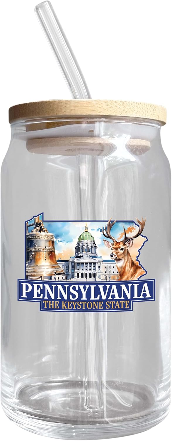 Vaso de Cerveza en Forma de Lata Souvenir 12 oz R and R Imports