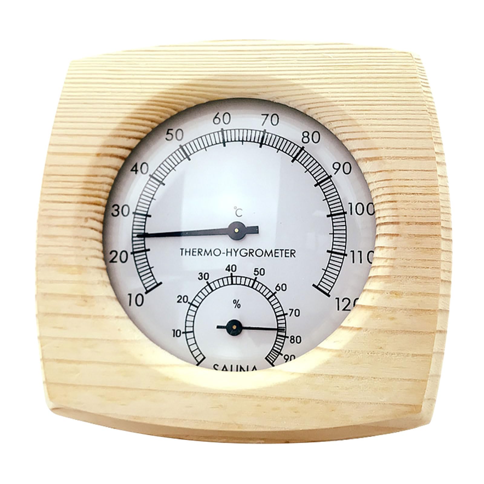 Kalttoy Sauna Thermometer Temperature and Humidity Monitor for Sauna Rooms Wall Mount Thermometers Hygrometer Temperature Measurement Tools
