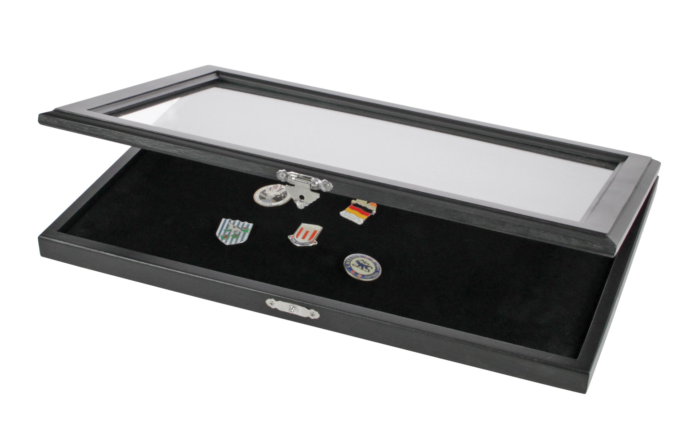 SAFE Pin Display Case for Pin Collectors - Matte Black