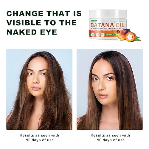 Miniatura 5 de Aceite de batana puro natural y orgánico de Honduras, 4.2 onzas - Sin perfume, marrón, líquido, unisex para adultos, dañado y crecimiento del