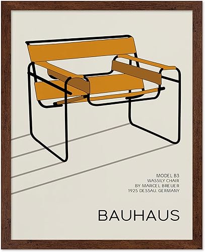 Miniatura 13 de Poster Master Póster Bauhaus – Impresión de silla Wassily – Arte de exposición – Arte minimalista – Arte moderno – Regalo para hombres y mujeres –