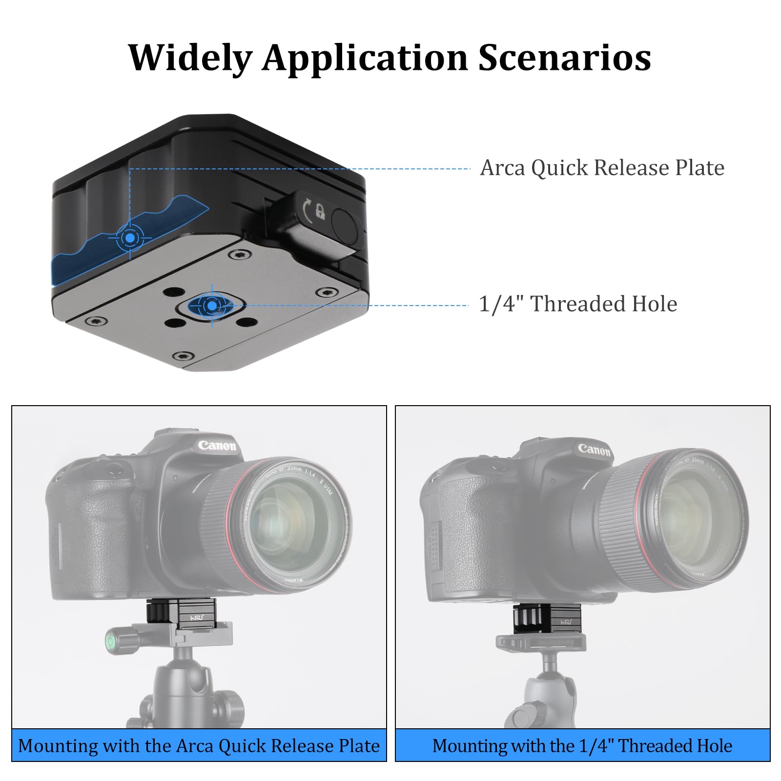 Quick Release Plate Gimbal HSU Camera Quick Release Plate Kit - Arca ...