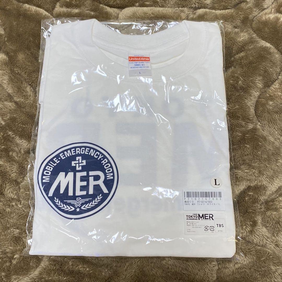 TOKYO MER〜走る緊急救命室〜 MER Tシャツ ネイビー Lサイズ TOKYO MER 走る緊急救命室 Tシャツ L 役名地図デザイン 横浜
