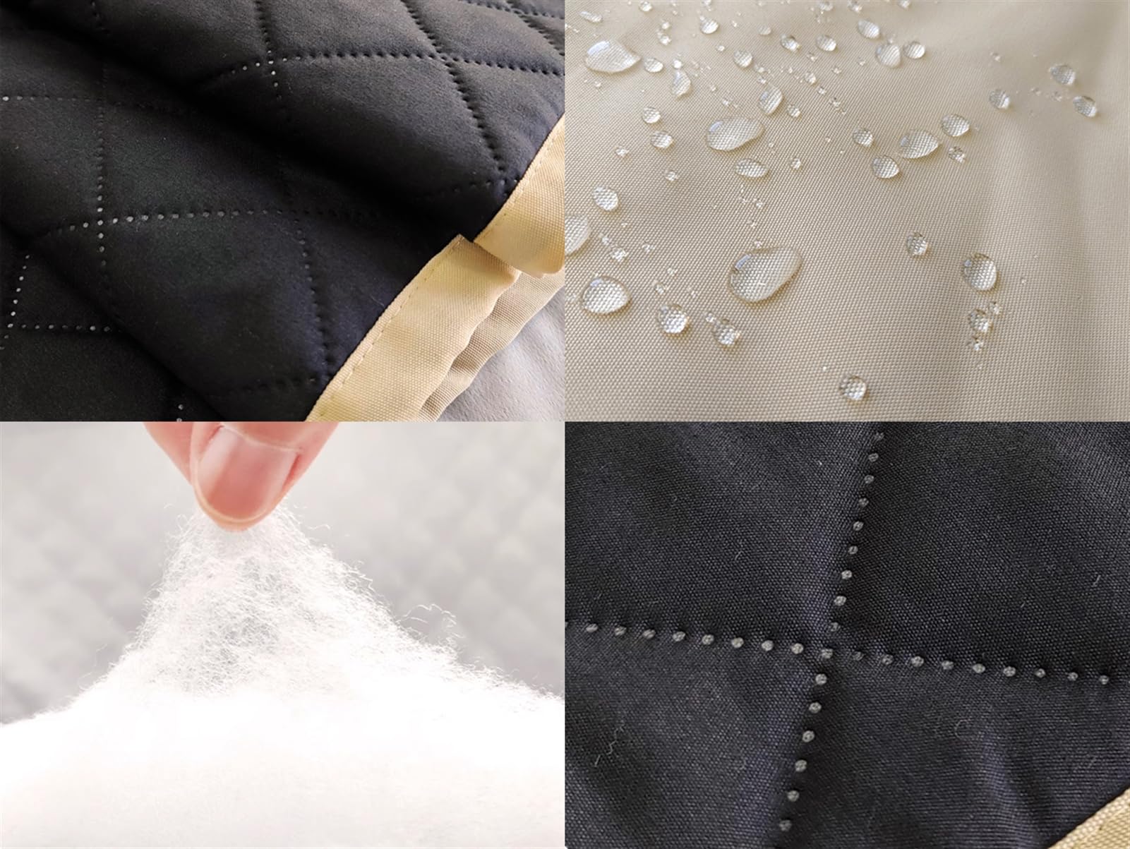 Blickdichte Vorhänge Thermovorhang Wärmeschutzvorhang Winddicht Kälteschutz Türvorhang mit Ösen Verdunkelungsvorhang für Balkontür Schlafzimmer Grau 270x220cm