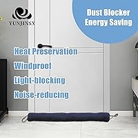 Vista 3 de Weighted Door Draft Stopper Under Door Noise Air Stopper Draft Stoppers for Door Bottom 35'' Under Door Gap Cold Air, Light, Noise Sound Odor & Dust
