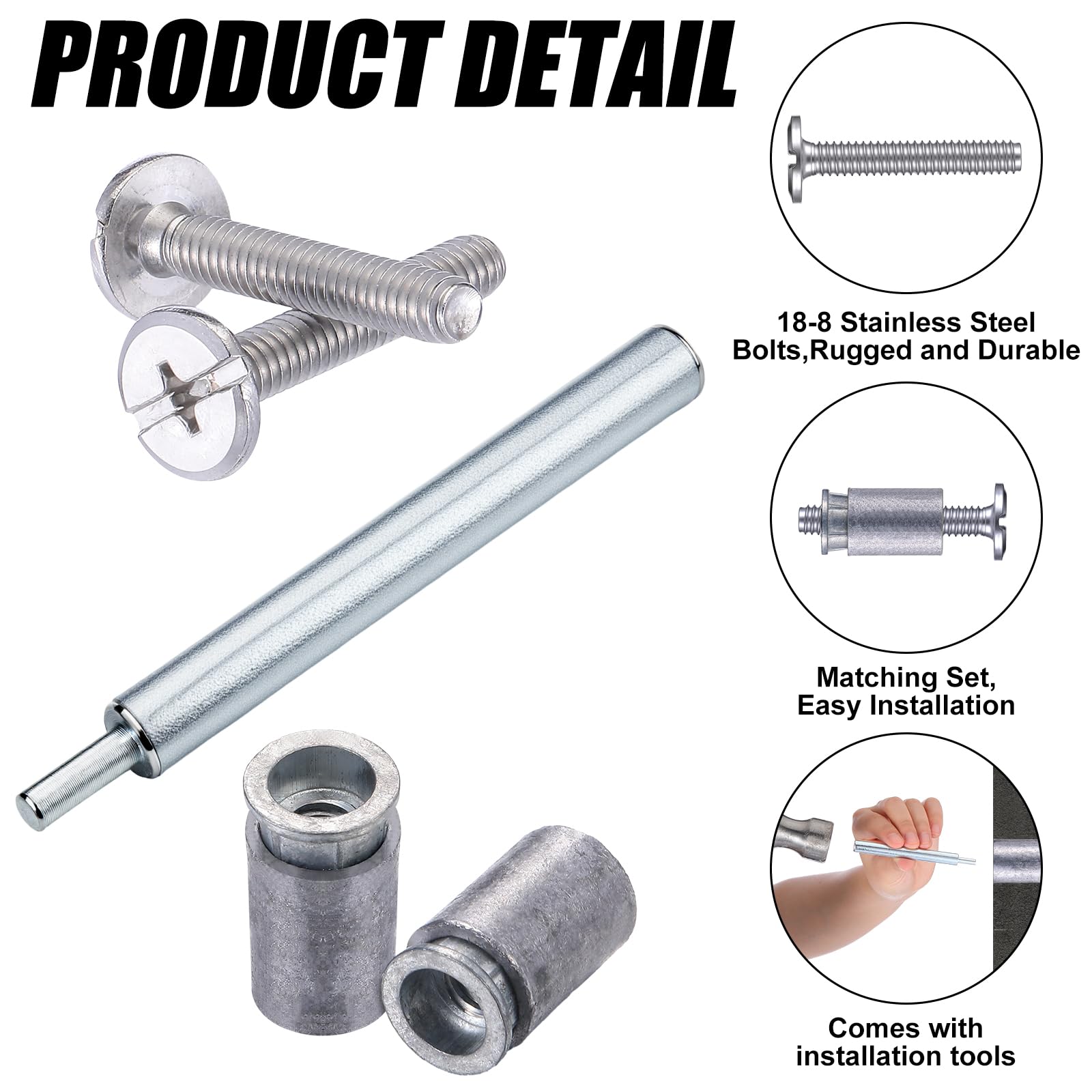 Hurricane Shutter Bolt Kit - 49 Pcs Stainless Steel -3