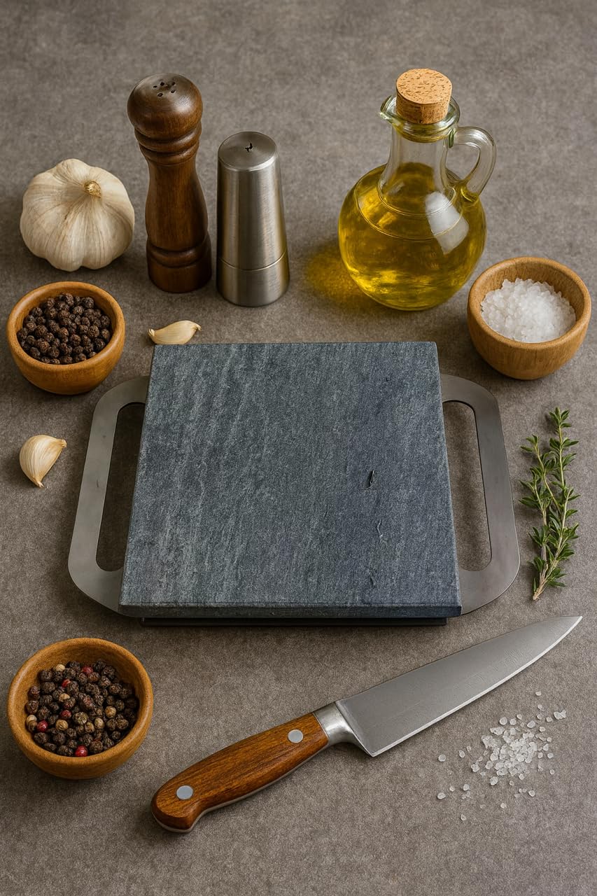 Piedra para asar de alta resistencia térmica para cocinar verduras y carnes