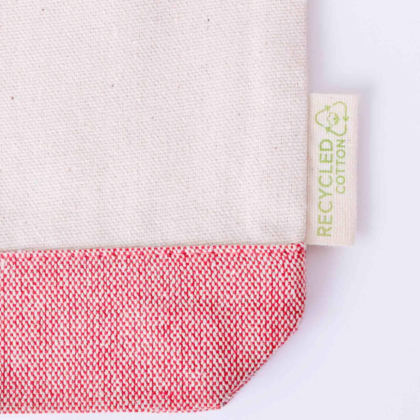 ADRI - Estuche Neceser Bicolor para Detalles, Bolsa con Cremallera de algodón Reciclado para Pintar o Personalizar. 23 x 18 x 8 cm. Bolsas Neceser de Viaje (Variado, 30)