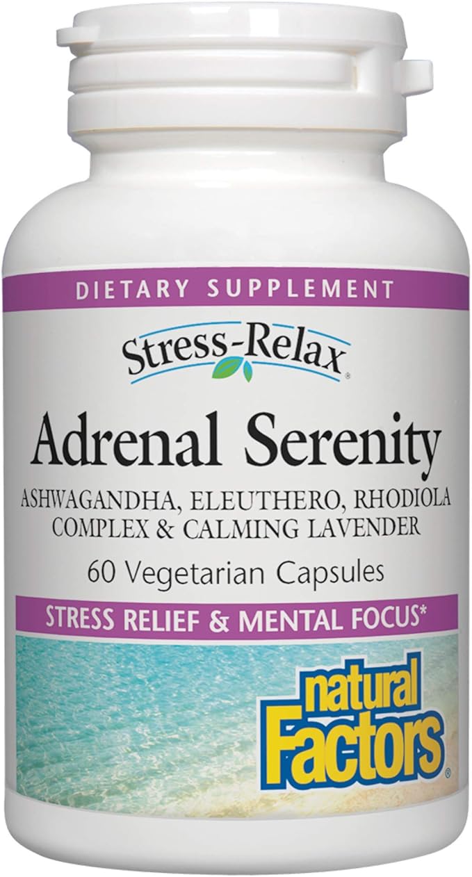 StressRelax Adrenal Serenity by Natural Factors, Promotes Stress