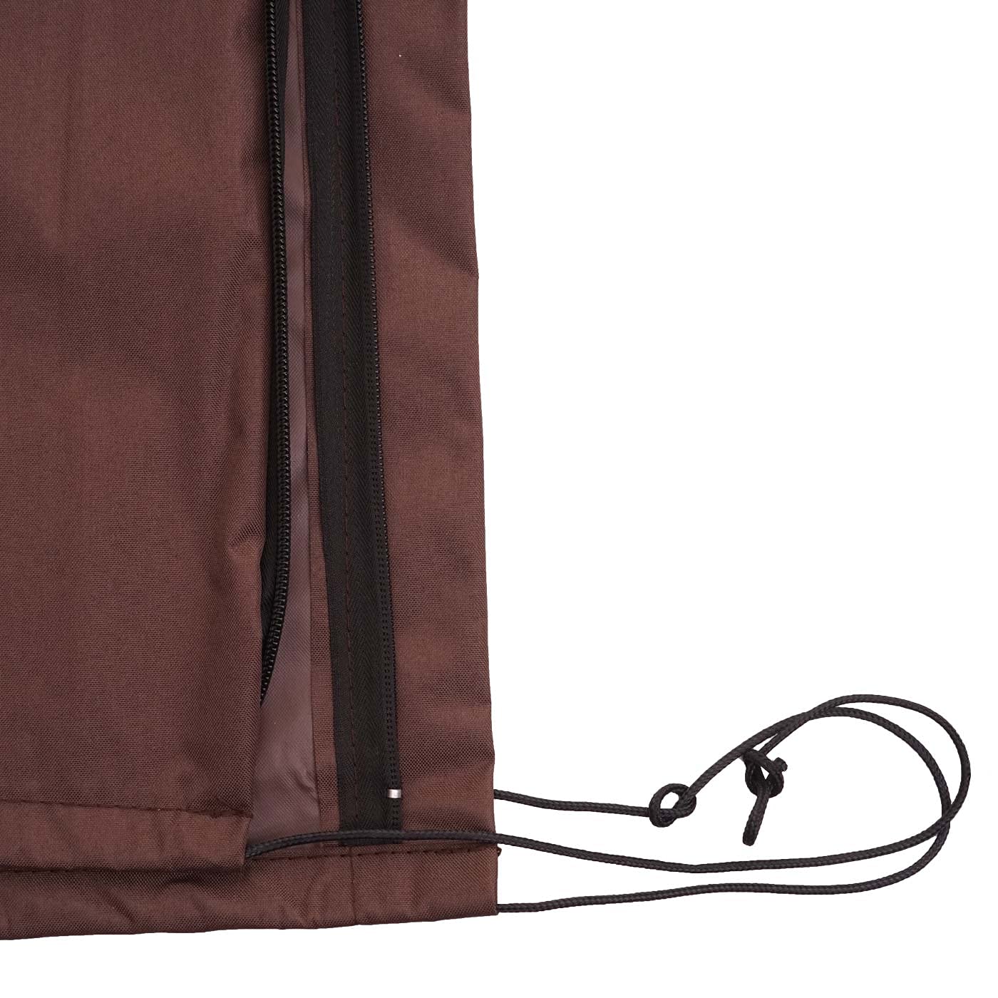Copriombrellone copertura ombrellone ad arco protettiva HWC poliestere con cerniera 3x3m - marrone