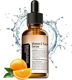 Vitamin C Face Serum with Vitamin C, Hyaluronic Acid, Vitamin E, Serum for Dullness, Balanced Complexion, Eye Area, Fine Lines & Wrinkles, 30ml/1.01oz