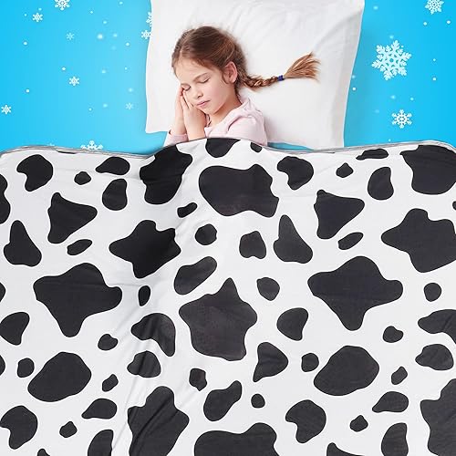 Manta refrescante de sirena para niñas, manta refrescante de sirena para niñas, manta refrescante ligera para niños que duermen con calor, efecto