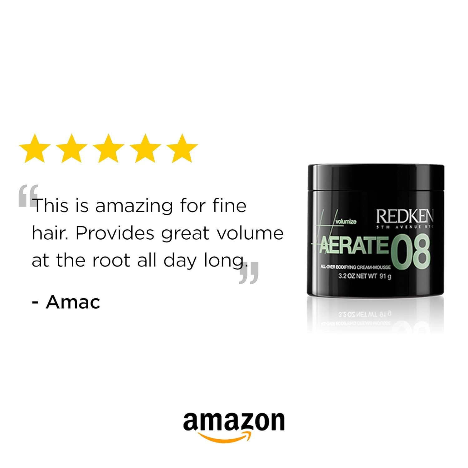 Redken Aerate 08 Bodifying Cream-Mousse | For All Hair Types | Lightweight Volume With Medium Control | 3.2 Oz : Beauty & Personal Care