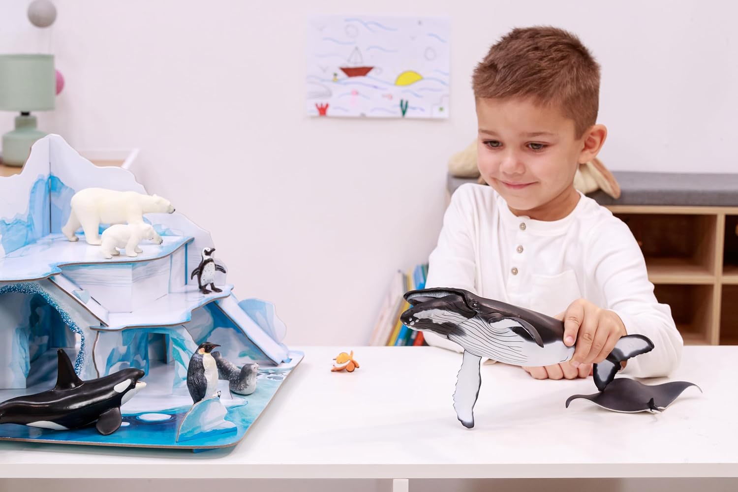 Papo - Collectible Figures - Small Octopus - 56060 - Sea Animals - for Children - Girls and Boys - from 3 Years