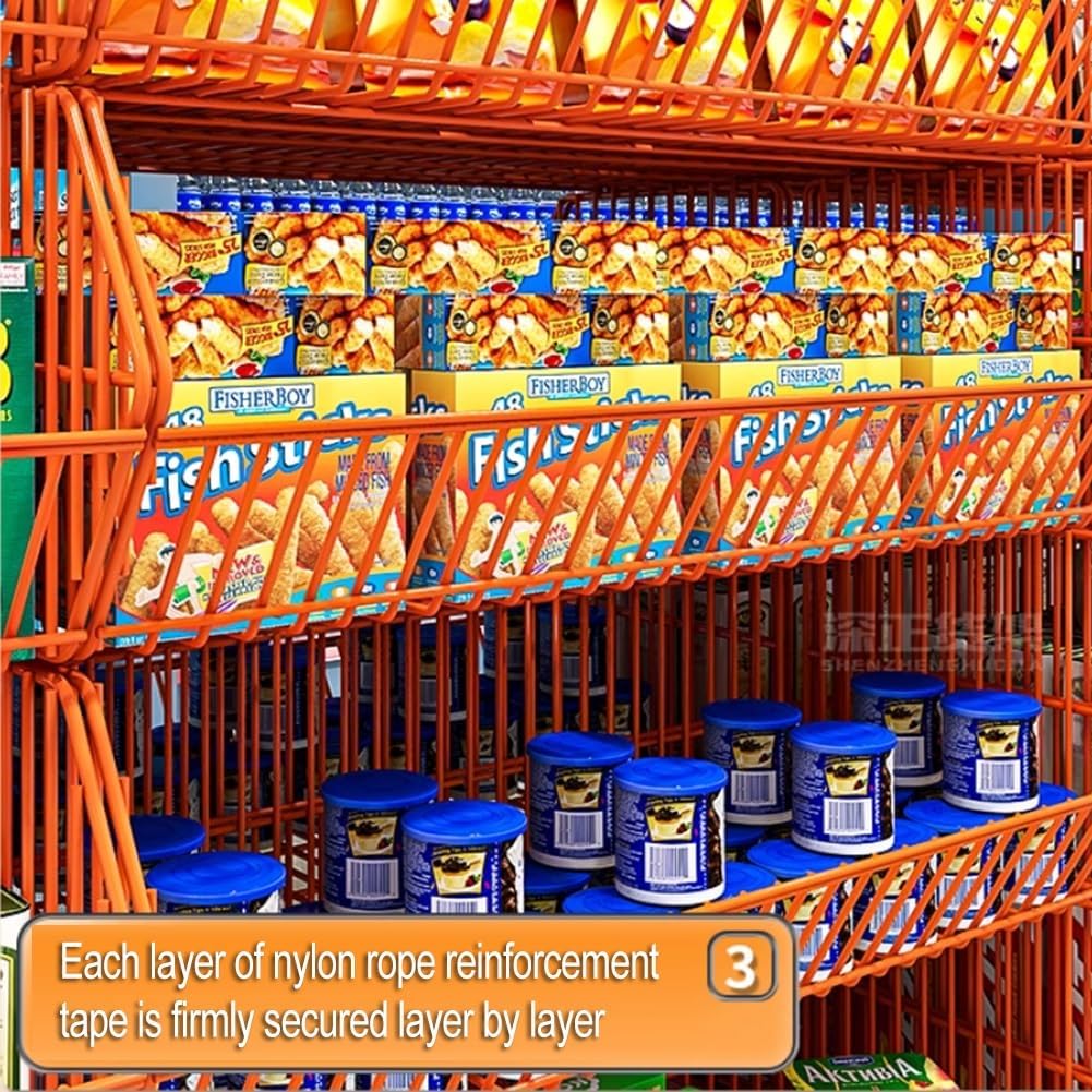 Estantería metálica con Ruedas para Snacks, Expositor de supermercado para Patatas Fritas y Snacks, Organizador para Cine en casa, Puesto de Comida, 120 x 45 x 140 cm