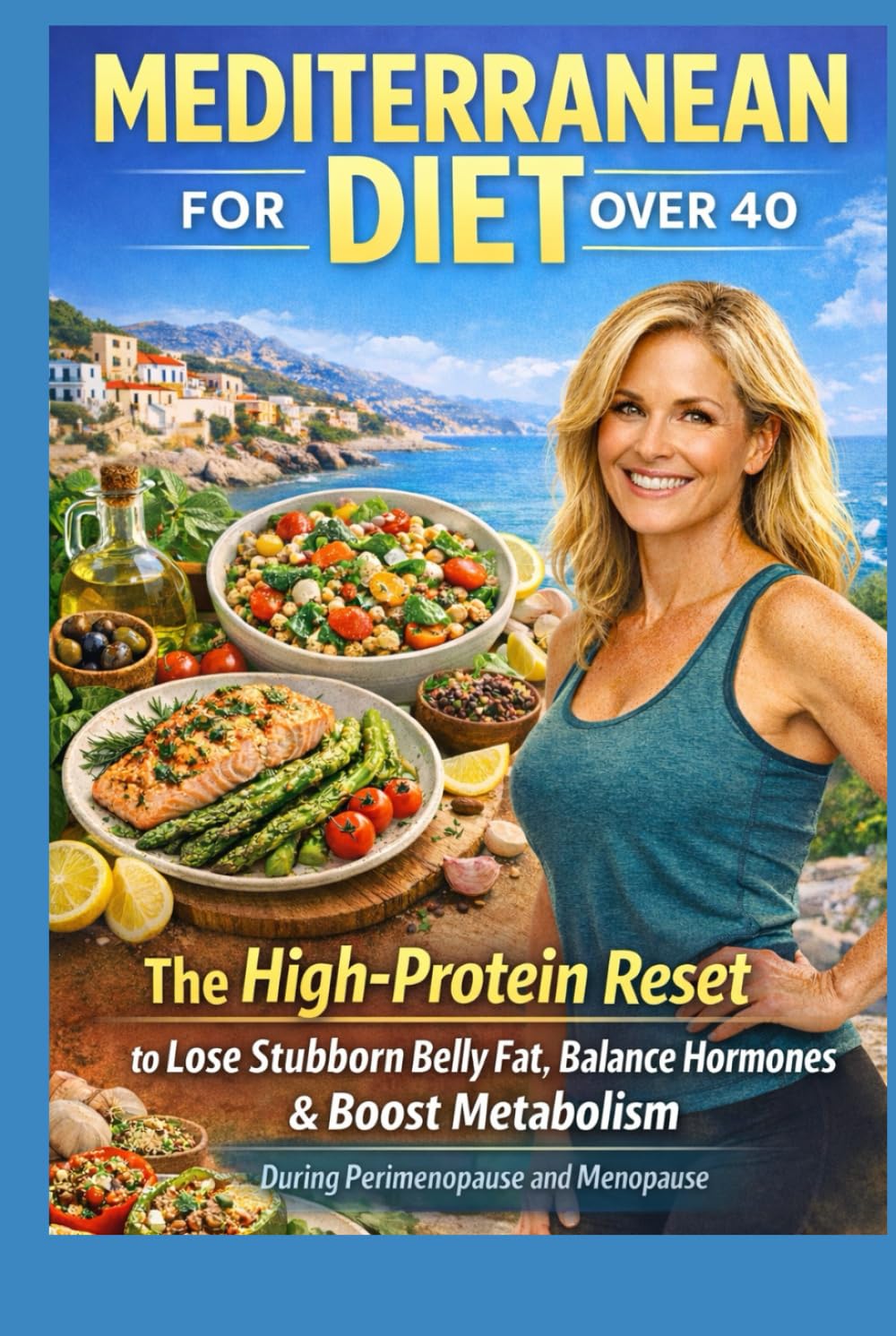 Mediterranean Diet for Women Over 40: High-Protein Anti-Inflammatory Cookbook for Belly Fat Loss, Hormone Balance & Metabolism Reset in Perimenopause ... Meal Plan) (The Metabolic Reset Series)