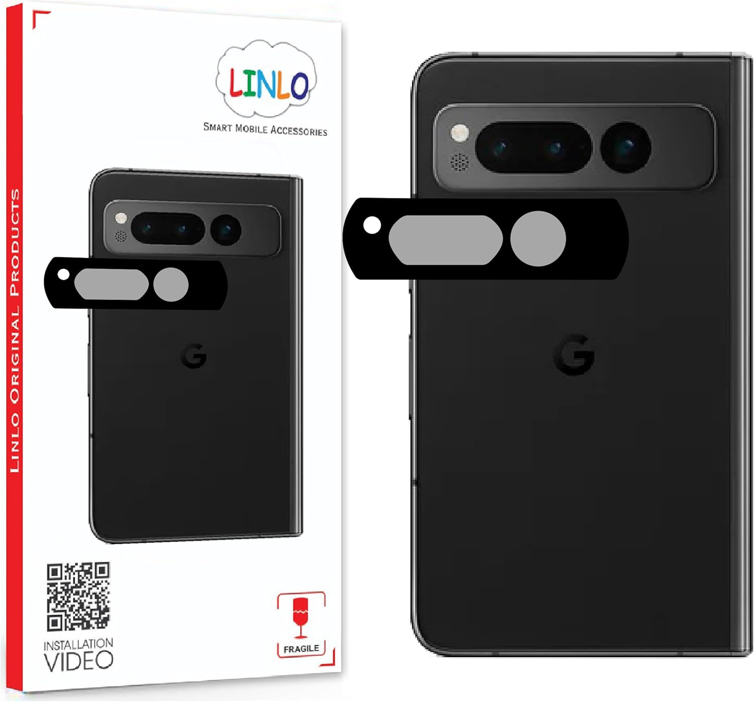 Amazon.com: LINLO Camera Lens Protector for Google Pixel Fold, Tempered ...