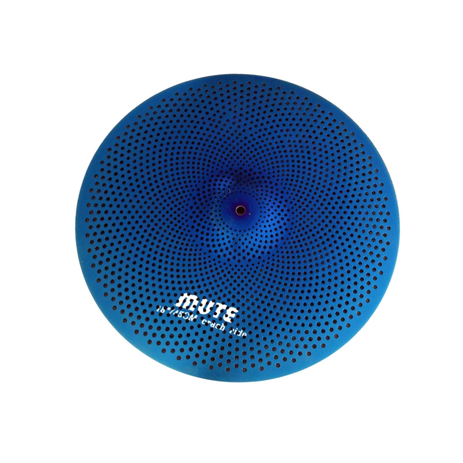 Piatti Crash da 18 Pollici in Lega di Colore Blu per Piatti A Basso Volume per Set di Batteria Piatti per Principianti