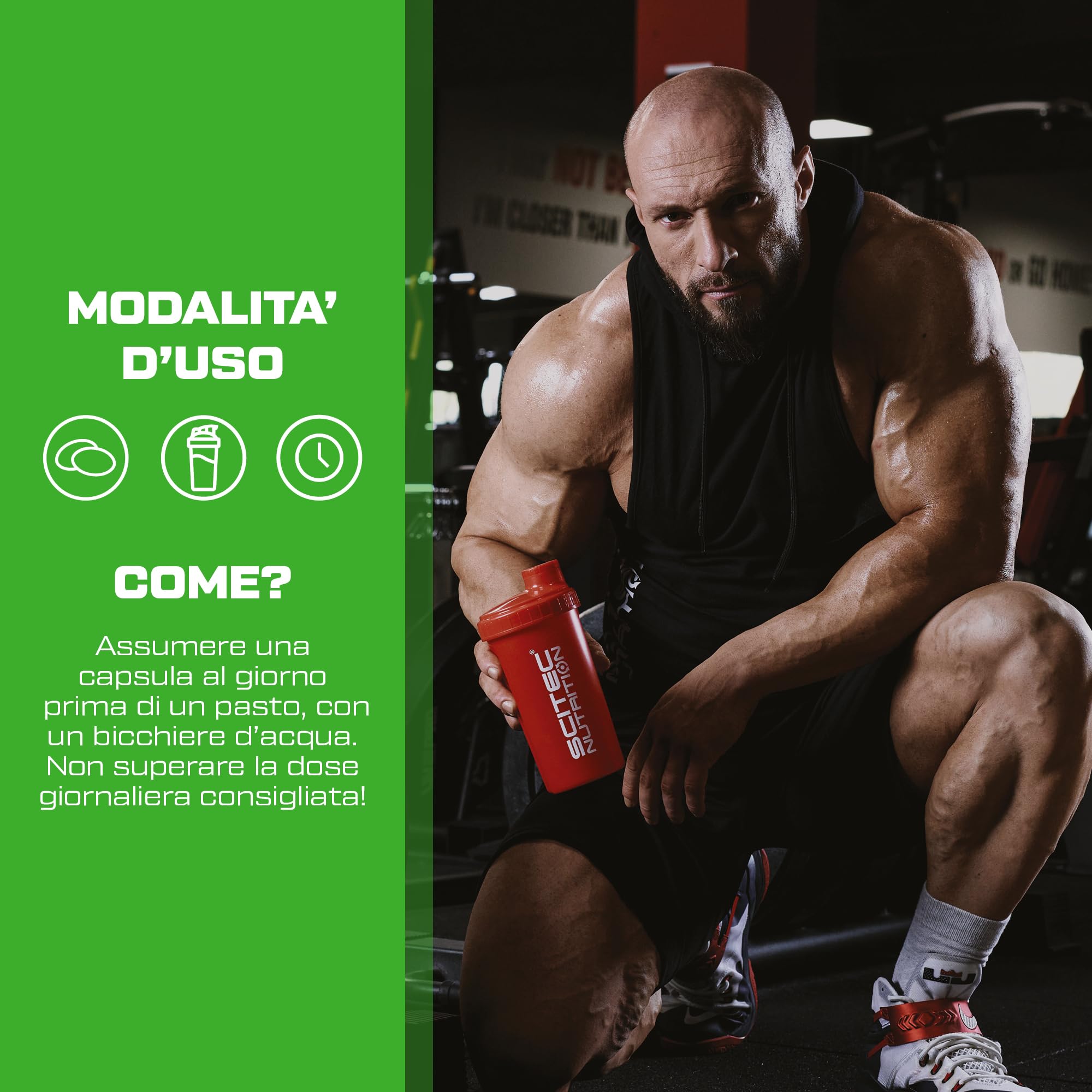 Scitec Nutrition Ashwagandha | Estratto di radice di Ashwagandha | Per sostenere il sistema immunitario e il livello ottimale di stress, 60 capsule