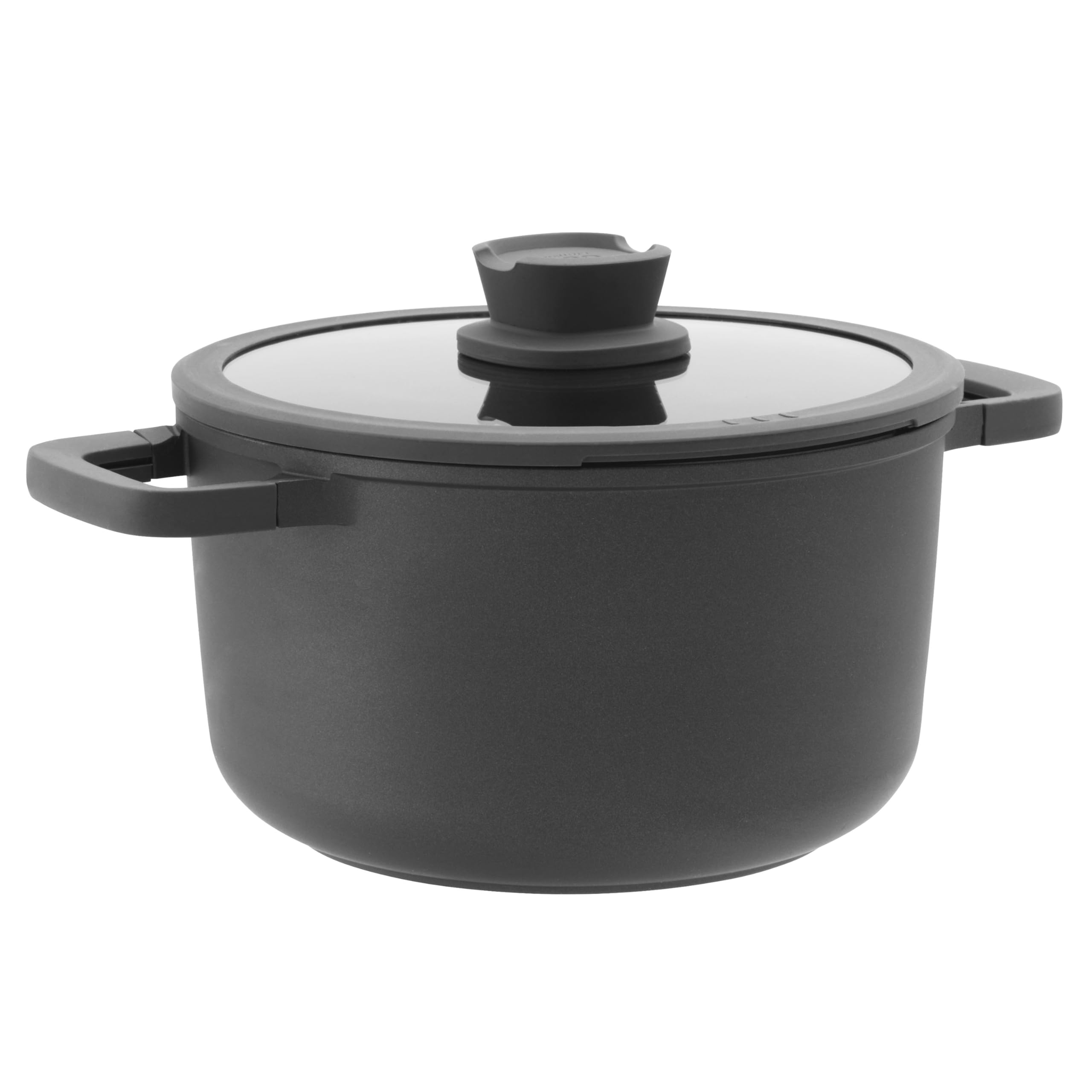 Berghoff Stone+ Faitout antiadhérent avec couvercle, 24x14cm, 5,6L, inox