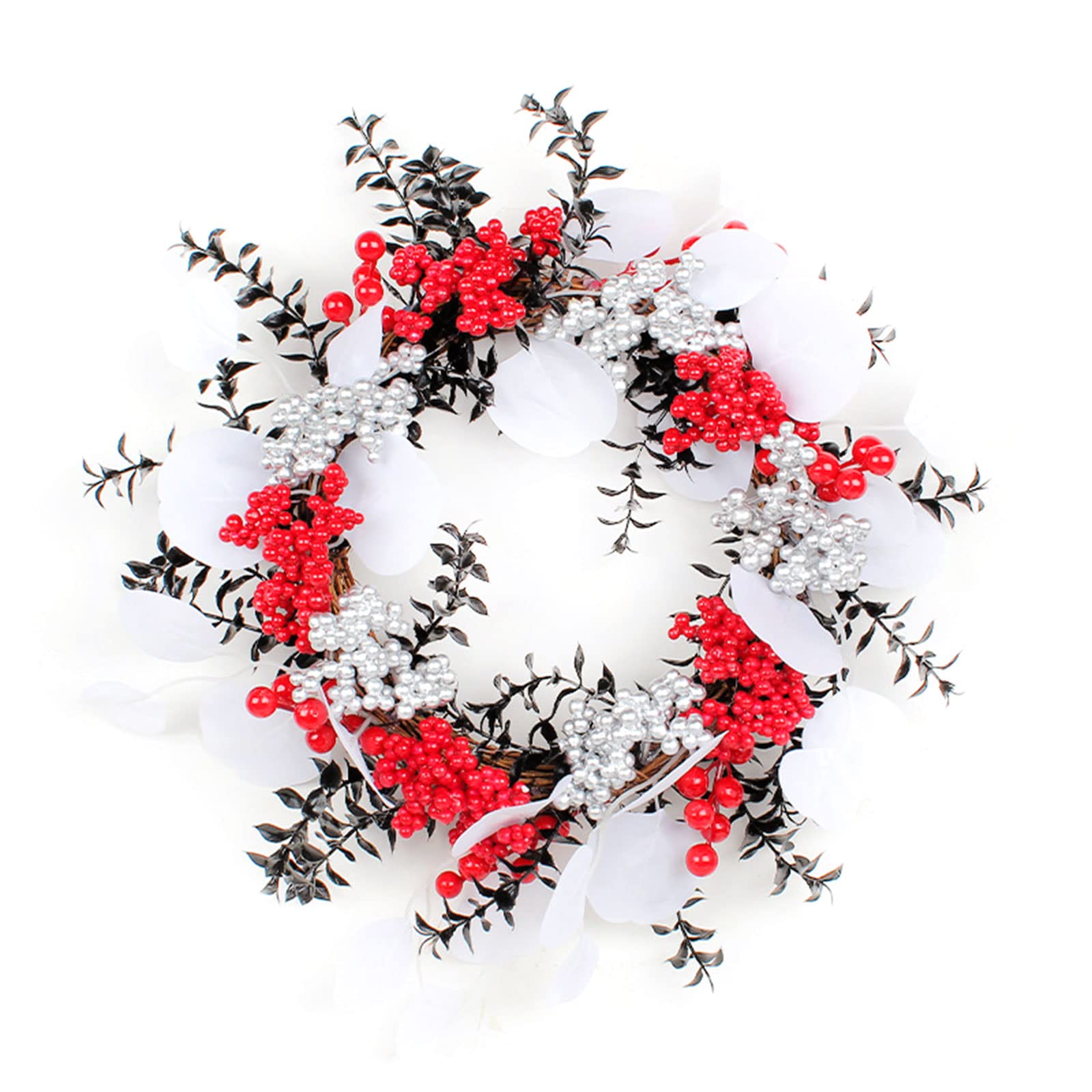 Elnwnnkc Christmas Garland Holiday Decor Front Door Christmas Wreath Wall Door Ornament Indoor Outdoor Party Decorations Decorations for Classroom Hanging