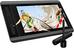 XP-PEN Artist 12 Tablette Graphique avec Ecran 11.6 Pouces à Stylet Passif 8192 Niveaux Acompagnée avec 6 Raccourcis et 1 Barre Tactile - Compatible avec Windows et Mac