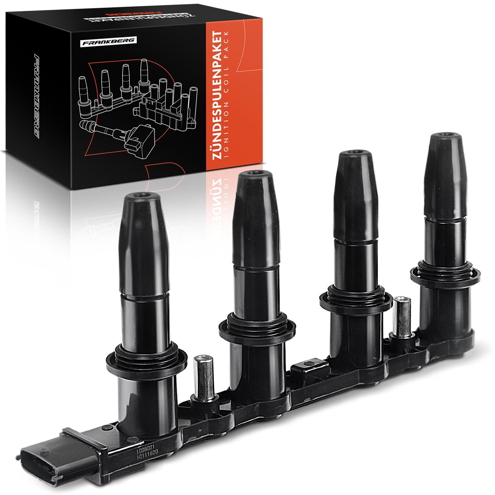 Frankberg Zündspule Zündmodul Kompatibel mit Astra G 1.6L 2000-2009 Astra H 1.6L 1.8L 2004-2014 Corsa D 1.6L 2006-2014 159 Croma Stilo Insignia A Meriva Vectra Zafira Replace# 1208021
